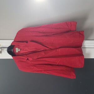 Nordstrom Vibrant Red Textured Blazer